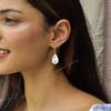 Natural Turquoise Earrings Turquoise Handmade Earrings Sterling Silver Gemstone Earrings for Women Unique Fashion Earrings Gifts for Her