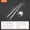 VEVOR Linear Guide Rail Set, SBR20 1500mm, 2 PCS 59 in/1500 mm SBR20 Guide Rails and 4 PCS SBR20UU Slide Blocks