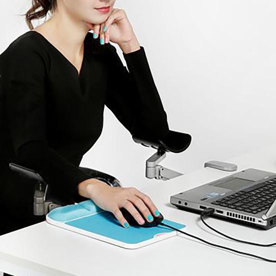 1 Készlet Számítógép Kar Támogatás Ergonomikus Védő Állítható Számítógép Többfunkciós Egér Kartámasz