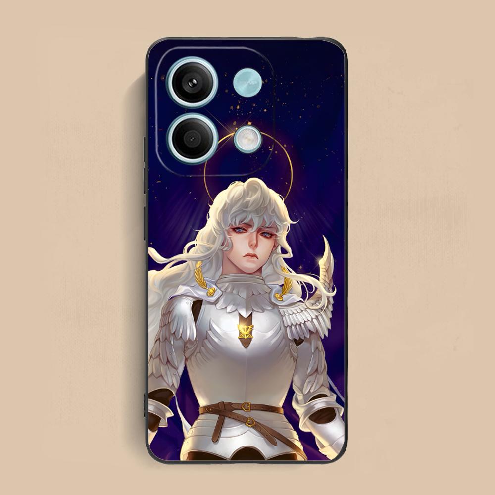 Anime Griffith Phone Case for Xiaomi Redmi Note 14 13 12 11 S Pro Plus 4G 5G Soft TPU Shockproof Cover