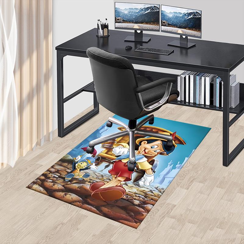 Pinocchio'S Adventure Begins Carpet For Playroom Bedroom Living Room Sofa Home Decorkids Game Area Rug Nonslip Floor Mat