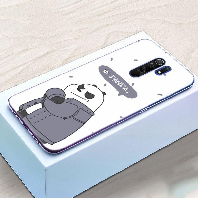 Lustige Cartoon Bär Silikon Handyhülle für Xiaomi Redmi Note 10 9 Pro Max 10S 9S 8T 8 8A 9 9A 9C 9T K40 Pro 5G Weiche Hülle