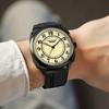 JYL Men's Watch Simple Quartz Daily Wear Leather Strap