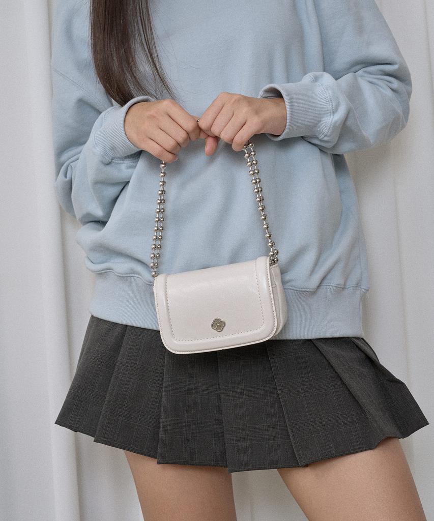 Heeari Poppy Chain Mini Bag_Ivory