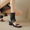 2026 Summer New Korean High Heel Sandals Women's Elastic Boots