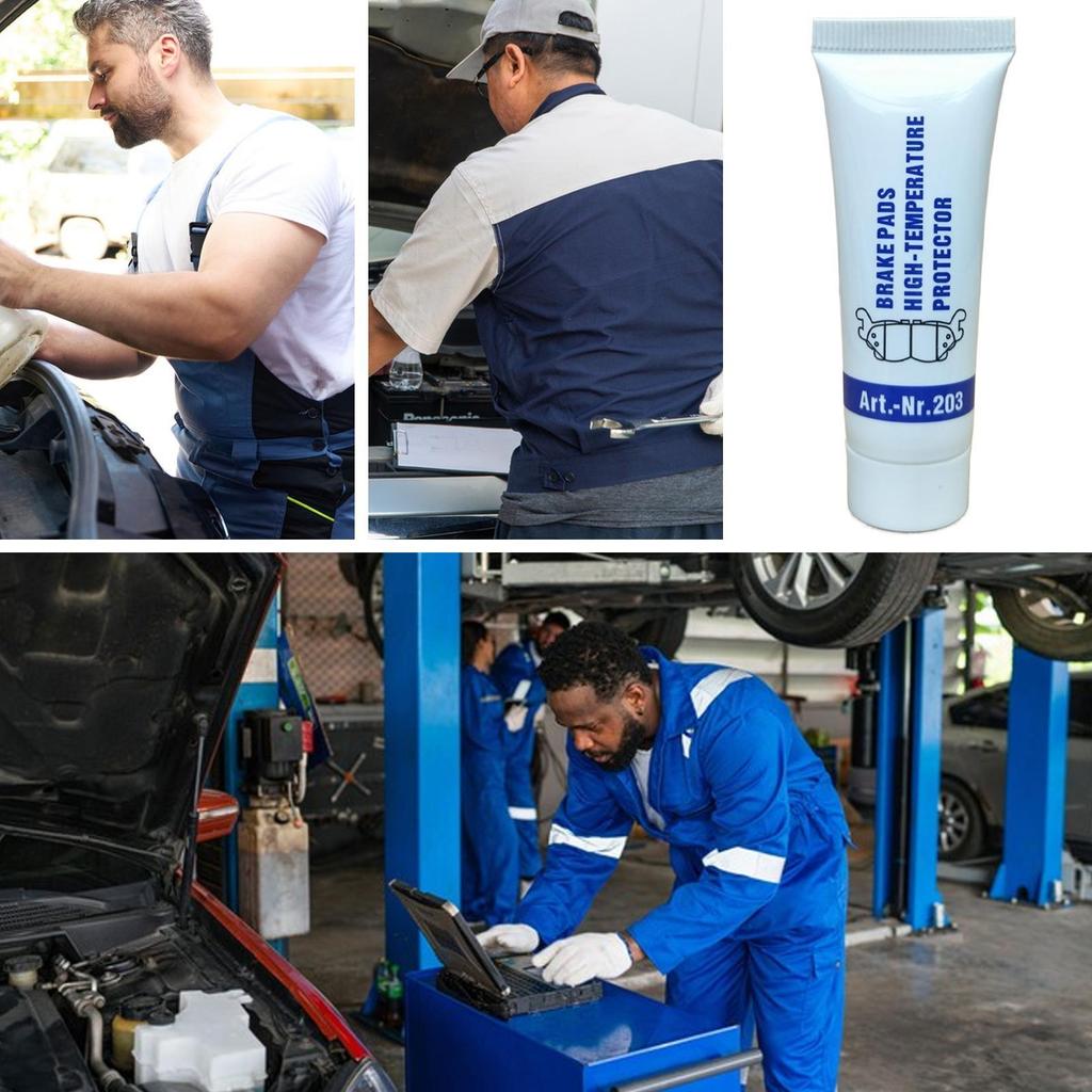 1pc Brake Pads Grease Brake Grease Lubricant 10g Brake Fluids Wide Temperature Range Automotive Assembly Lubricants Brake Grease