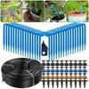 Kit de Irrigação por Gotejamento 10-30M 2/4 Vias 3/5mm 4/7mm Transmissor Jardim Sistema Automático de Rega de Plantas Irrigação por Gotejamento para Jardim