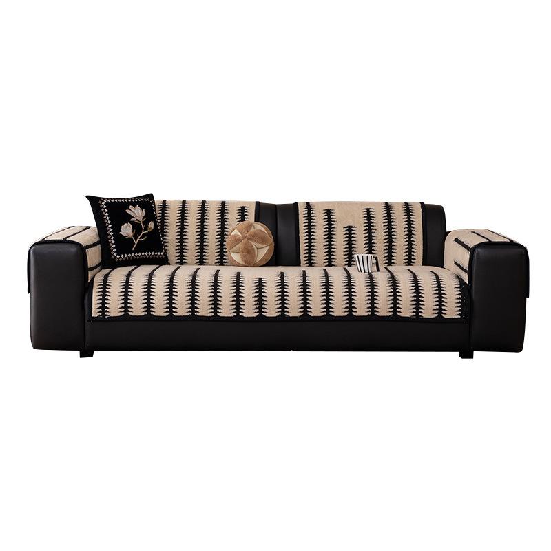 Autumn And Winter Plush Sofa Cushion  New Light Luxury High-End Non-Slip Seat Cushion Popular Sofa Cover Cover Cloth Towel