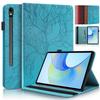 Tablet Case For Samsung Galaxy Tab S10 FE Plus 13.1 Inch 2025 3D Tree Embossed Business Wallet Leather Cover Funda