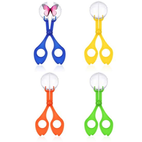 2Pcs Nature Exploration Toy Skill Development Hand-eye Coordination Smell-less Plastic Scissor Clamp Small