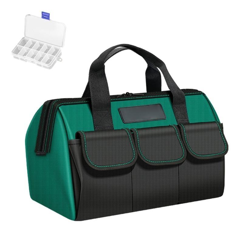  16/18inch Oxford Cloth Tool Bag Maintenance Storage Bag for Easy Organization Transport Tools Workshops Homes Electrician