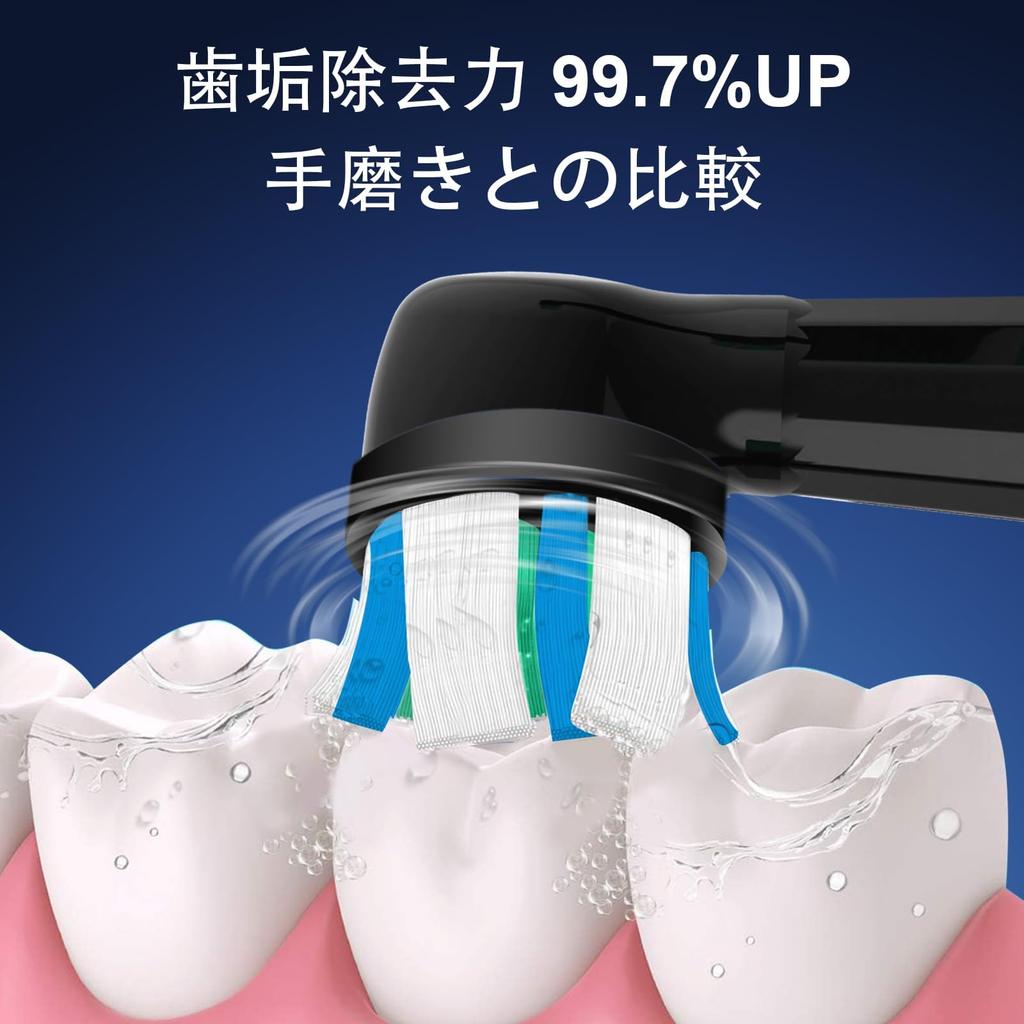 Replacement brush heads compatible with iO series 8 Oral-B 2/3/4/5/6/7/8/9/10 (white, pieces)