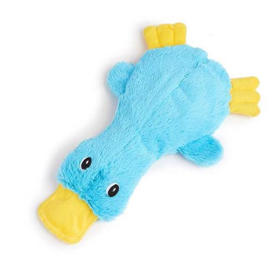 Dog Plush Duck Toy Squeaky Dog Chew Toy Soft Stuffed Duck Toy Relieves Boredom for Small to Large Dogs Puppy Teething