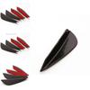 Luxurious Car Styling 4pcs Universal Car Front Bumper Lip Fin Air Knife Kit For A Chic Look