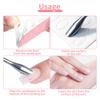 5/10Sheet Nail Cuticle Pusher Self-adhesive Sand 100#180#240# Flake File Trimming Nails Pre Polishing Sandpaper Set ManicureTool