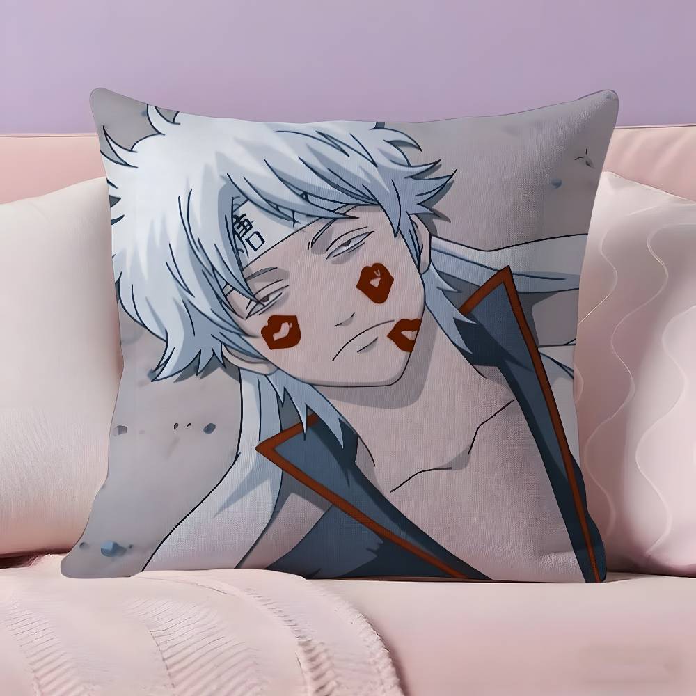 Anime G-Gintama Pillow Case Ultra Soft Skin Friendly Fabric Cloud Like Comfort & Concealed Zipper
