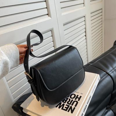 New Simple Shoulder Messenger Bag Retro Small Square Bag