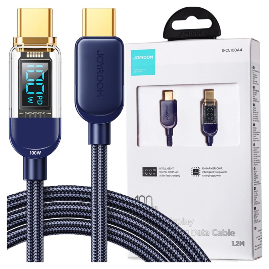Kabel Do Usb-C 100W 1.2M Joyroom S-Cc100A4 (Niebieski)