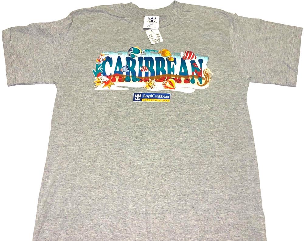 Rare Vintage 1990s Royal Caribbean International Aquatic Life T-Shirt New NWT XL Unisex T-Shirt XL