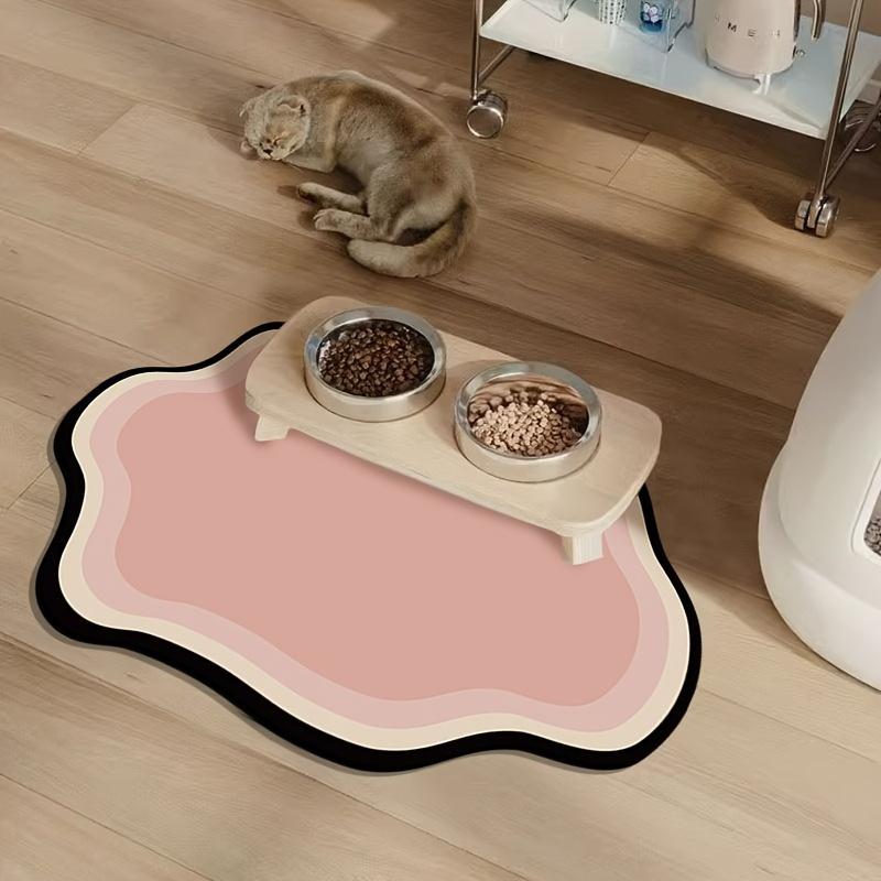 Universal Non-Slip Cat Feeding Mat - Leak-Proof, Easy To Clean, Durable Silicone Material, Perfect for Cats and Pet Food Storage, Durable Cat Mat