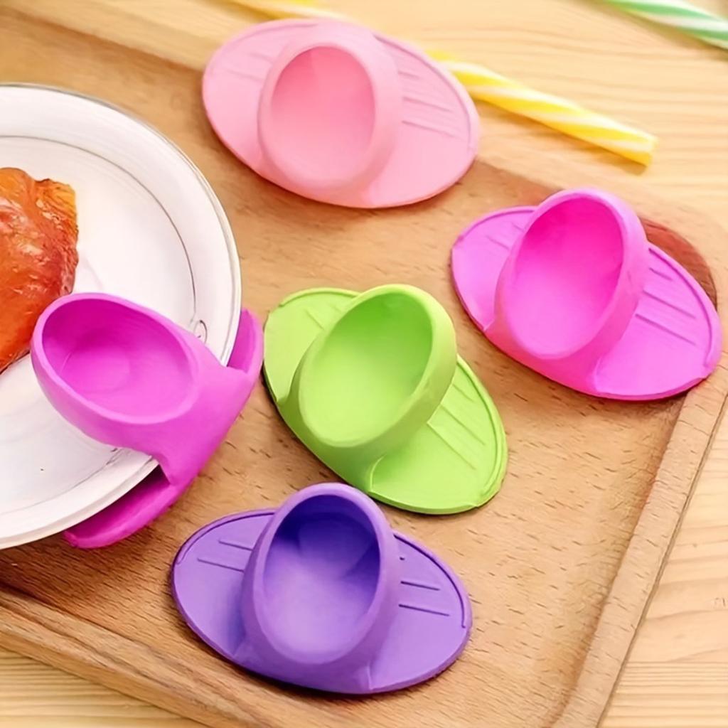 4pcs Silicone Finger Cots For Kitchen,