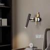 Bedroom Bedside Wall Lamp Is Luxurious and Minimalist. Designer's Art Bronze Wall Lamp