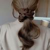 Geraffte Haargummis Dickes Übergroßes Haargummi Elegantes Haarband Scrunchy Damen Pferdeschwanzhalter
