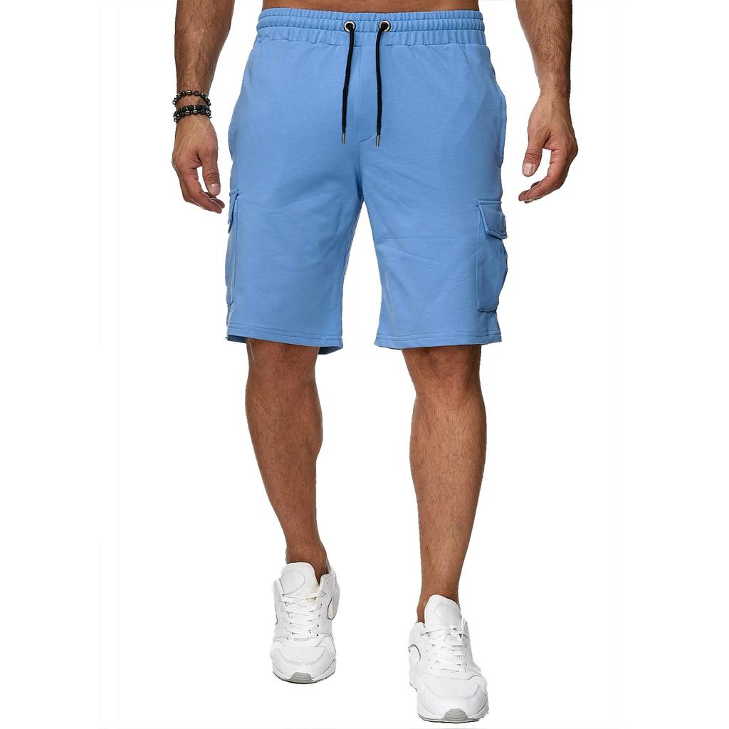Men's Short-sleeved Sports Work Pants Men's Multi-pocket Sports And Fitness Casual Pants