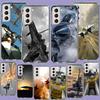 Military Aircraft Warship Fighter Phone Case For Galaxy A14 A24 A34 A54 Samsung A02S A12 A22 A32 A42 A52 A72 A13 A33 A53 5G A03