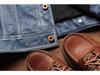 Men's Retro Stone Ground Leather Jacket - Storm Rider Cowhide Lapel Outerwear