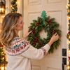 Heavy Duty Garland Straps Adjustable Christmas Hanger for Mantle Fireplace, Reusable Plastic Holder Indoor Outdoor Fasteners with Secure Buckle