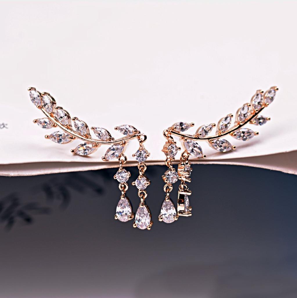 Leaf  Drop Earrings  Women