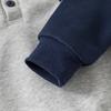 Boys Polo Collar Sweatshirt Set Two Piece Outfit Casual Spring Clothing for Kids