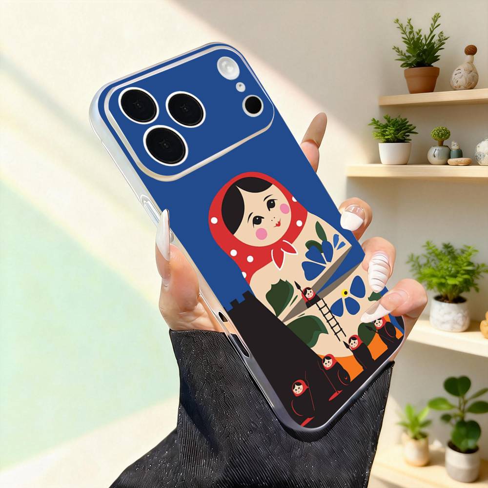 

Cute Russian Matryoshka Cute For iPhone 11,12,13,14,15,16,17,Pro,Max,Plus,Mini,SE4,E Phone Case Magnetic For Magsafe Wireless iPhone14Plus