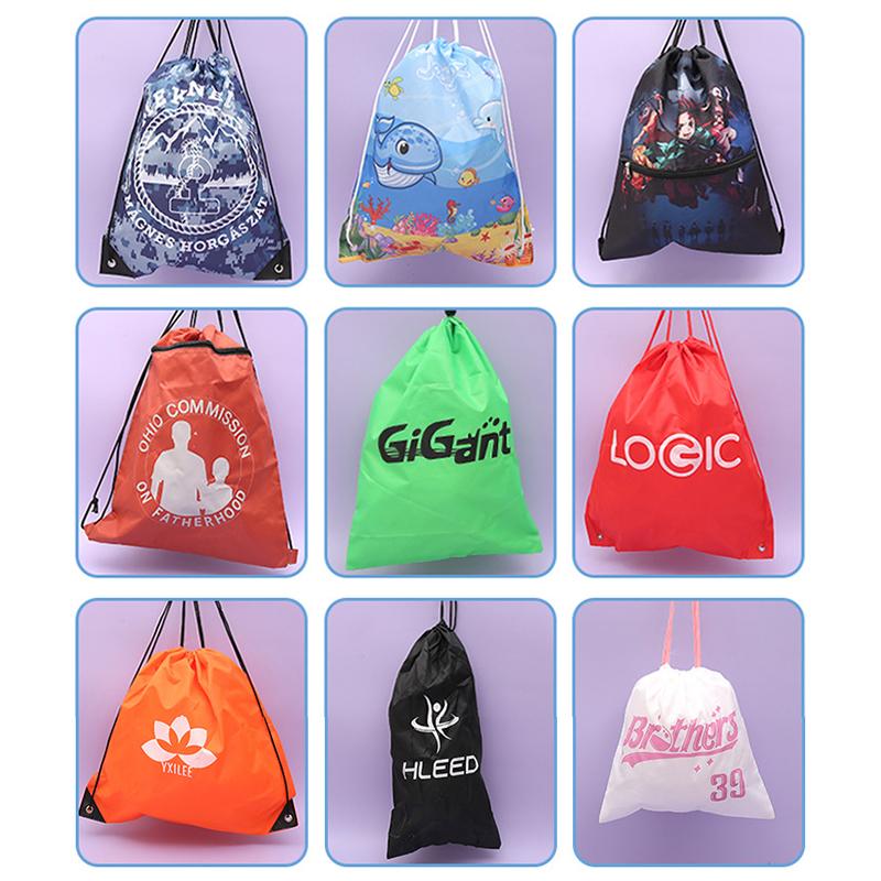 Bolsa de Gimnasio con Cordón para Exterior Mujer Hombre Bolsas con Cuerda Almacenamiento Ropa Zapatos Piscina Embalaje Impermeable Bolsillo Fitness Unisex