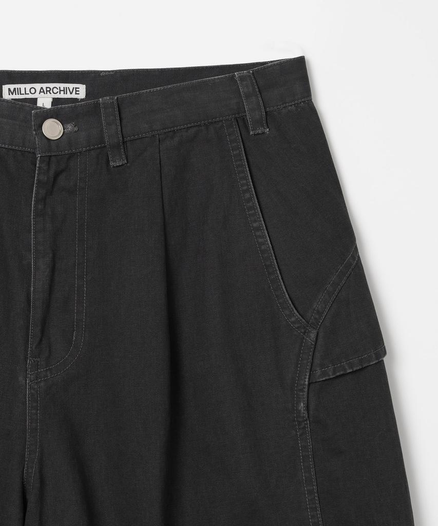 MILLO ARCHIVE Wide Cargo Pants [Black]