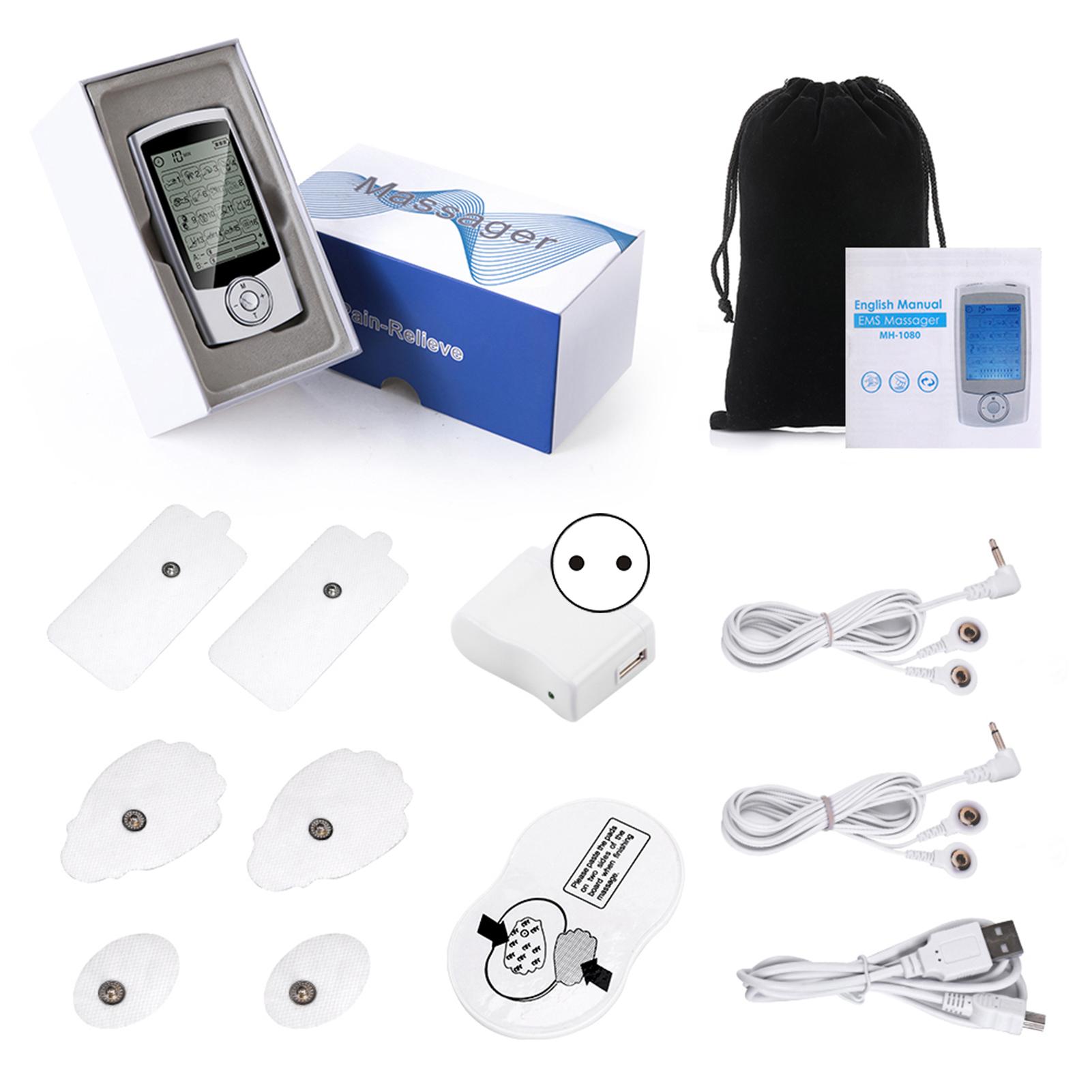 

Электронный импульсный массажер Haofy, двухканальный TENS-аппарат, перезаряжаемый EMS-стимулятор мышц с