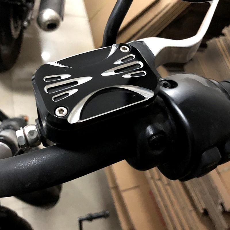 Motorcycle Brake Clutch Reservoir Master Cylinder Cover Cap Fluid Pump Cap Lid For Harley Touring Electra Street Glide Road King