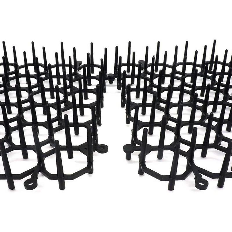 Cat Scat Mat 12Pcs Cat Scat Mat With Spikes Outdoor Outdoor Garden Fence Animal Barrier Cat Repellents Indoor Furniture Cat Scat
