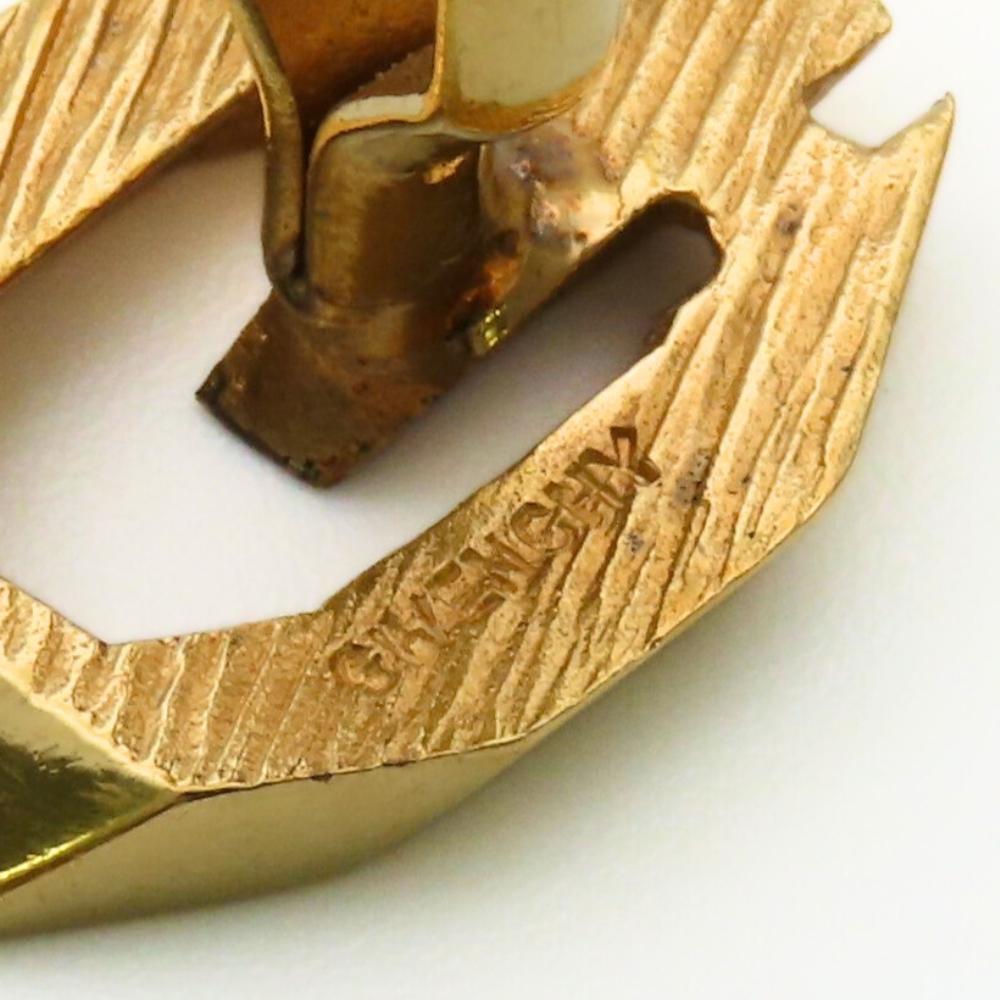 Used Givenchy cuffs metal gold business