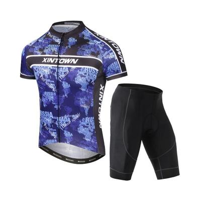 Letnia jazda na rowerze z krótkim rękawem Zestaw odzieży rowerowej Męskie koszulki sportowe Garnitury Ubrania rowerowe Garnitur Wyścig Odzież rowerowa Rajstopy