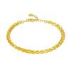 Women Bracelet Hollow Out Adjustable Length Retro Style Silver Plated Anti-rust Prom Daily Dating Wrist Chain Lady Jewelry Birthday Present