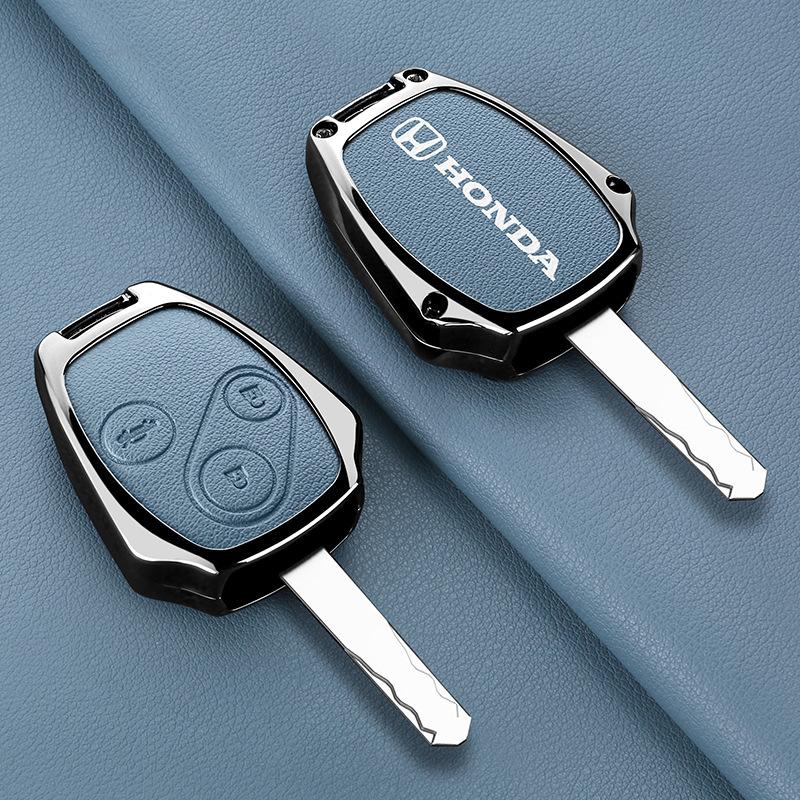 Zinc Alloy Car Remote Key Case Cover Holder For Honda CR-V Civic Insight Fit SRV FRV Chord 7 Jazz Gr8 150 R Motorcycle Accessory