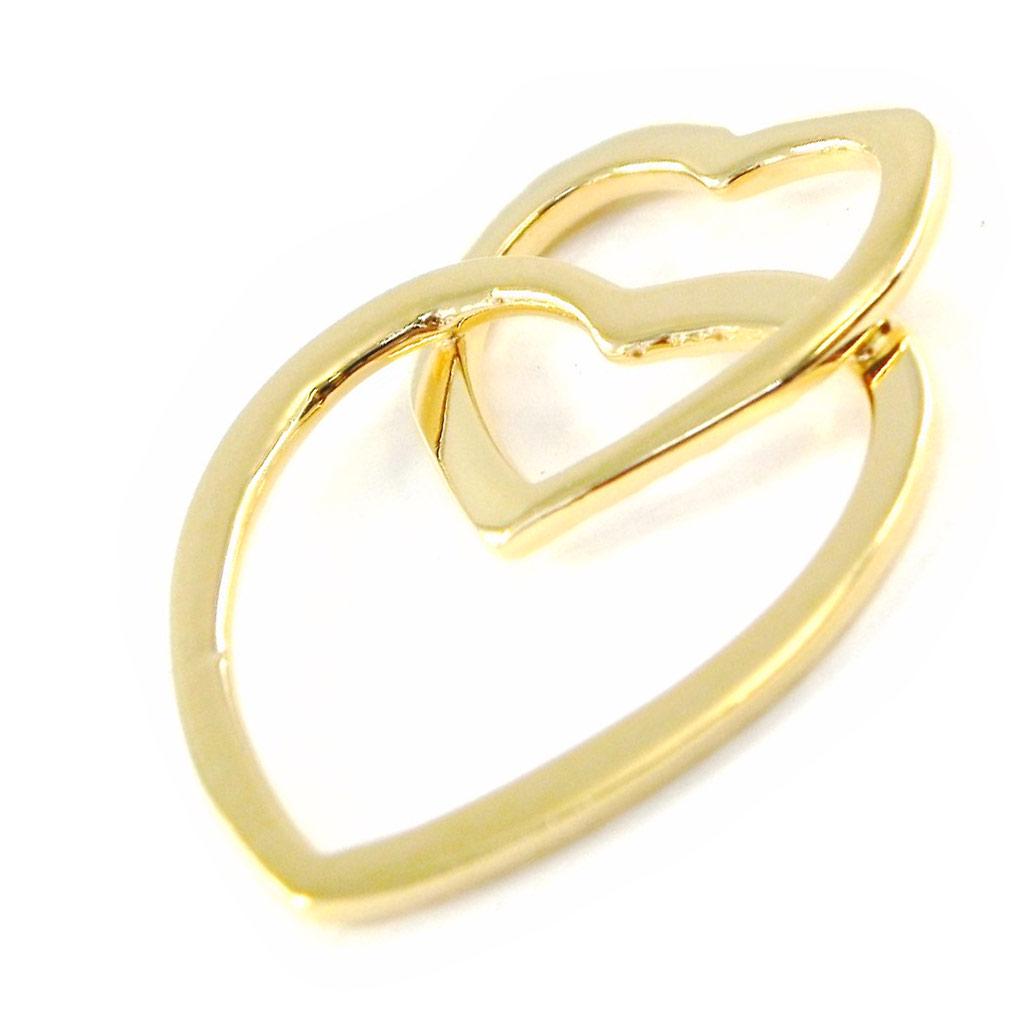 Les Trésors De Lily [D9539] - Gold Plated Pendant 'Love Love'