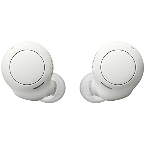 Sony Wireless Noise Cancelling Earbuds WF-C500 Lightweight Compact 5.4g High-Precision Call IPX4 White