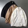 Workwear Shirt Men's Long Sleeves American Heavy Weight Pure Cotton Mountain Mechanical Style Shirt Export Export Tail Single Men's Clothing Outwear