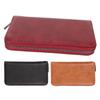 Credit Card Wallet 36 Card Slots Safe PU Leather Long  Case Purse with Hand Strap for ID Card 