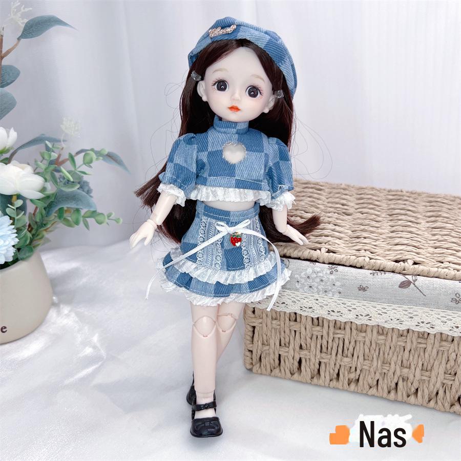 30 Cm Cute Princess Doll Set - 20 Joint BJD Girl, Perfect Birthday Gift