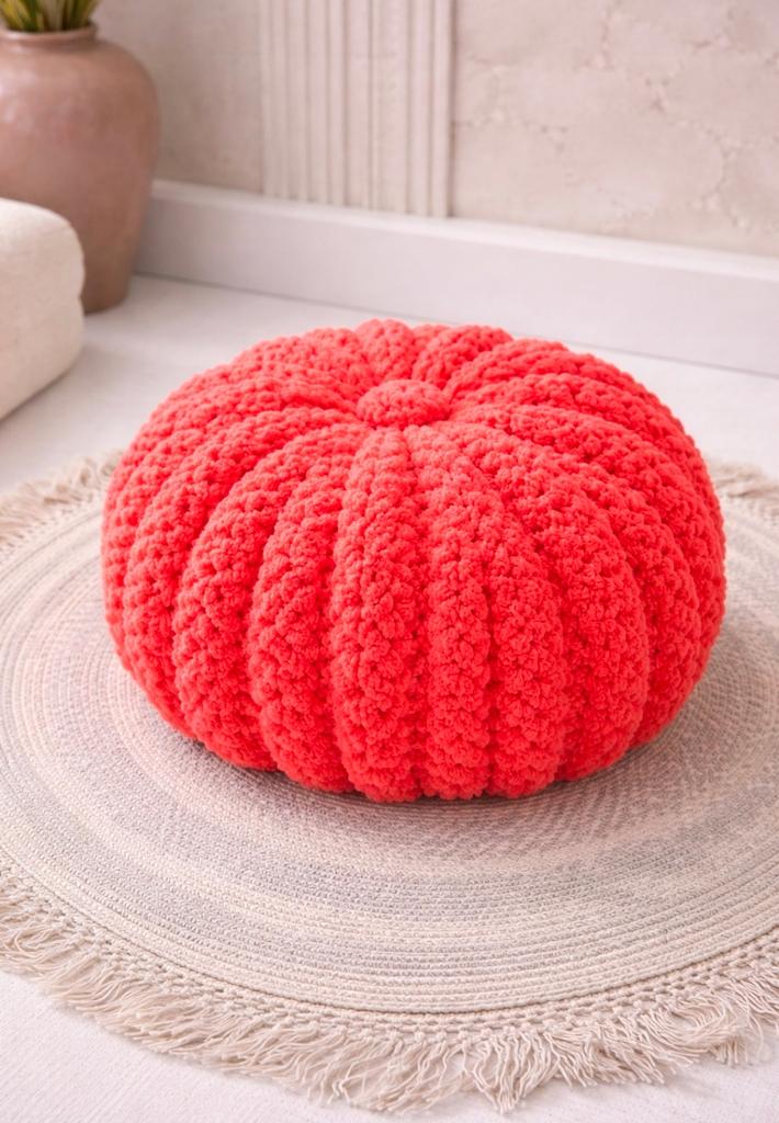 Thick 300g Chenille Blanket Yarn for Finger Knitting Red 318