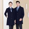 Troloman Unisex Cashmere Wool Blend Mid-length Coat